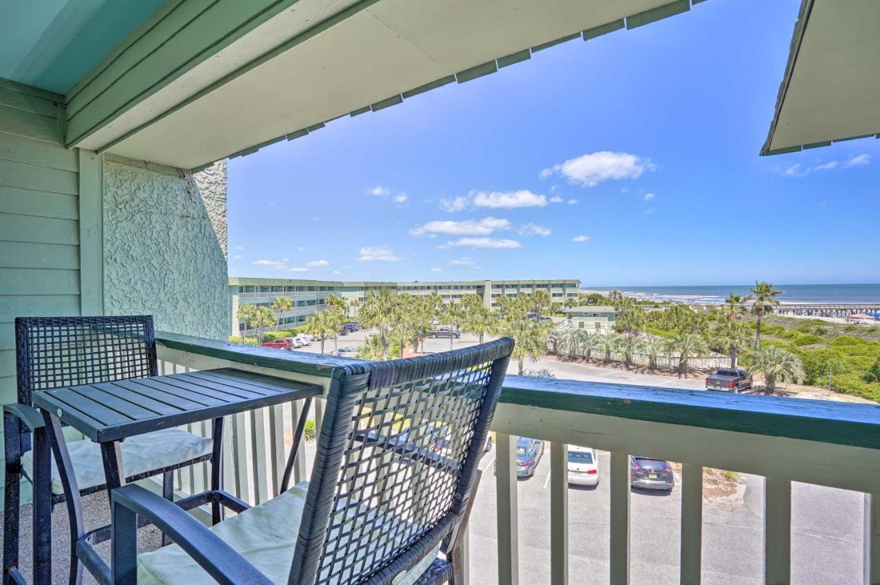 Isle Of Palms Beachfront Condo With Balcony And Pool! Dış mekan fotoğraf