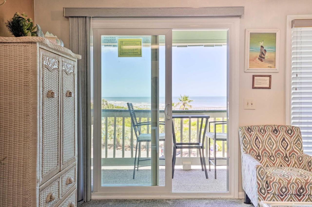 Isle Of Palms Beachfront Condo With Balcony And Pool! Dış mekan fotoğraf