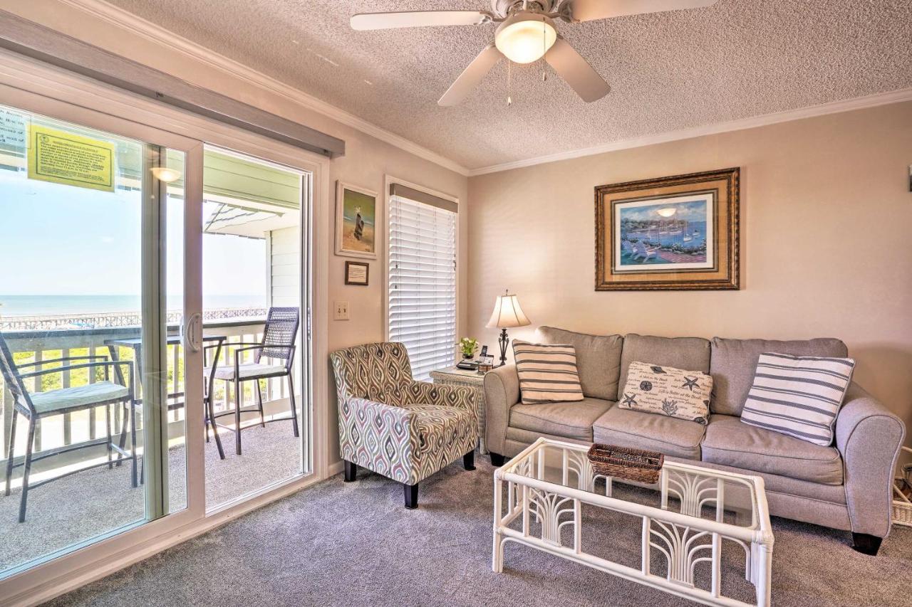 Isle Of Palms Beachfront Condo With Balcony And Pool! Dış mekan fotoğraf