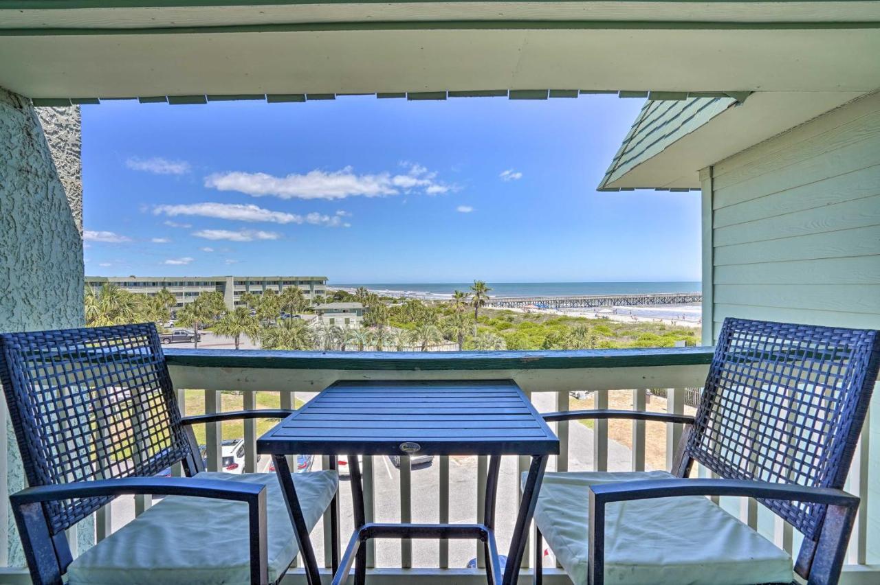 Isle Of Palms Beachfront Condo With Balcony And Pool! Dış mekan fotoğraf