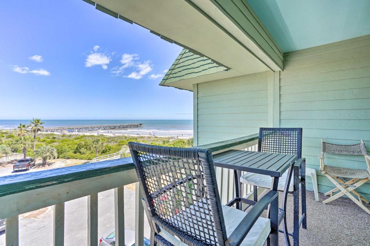 Isle Of Palms Beachfront Condo With Balcony And Pool! Dış mekan fotoğraf