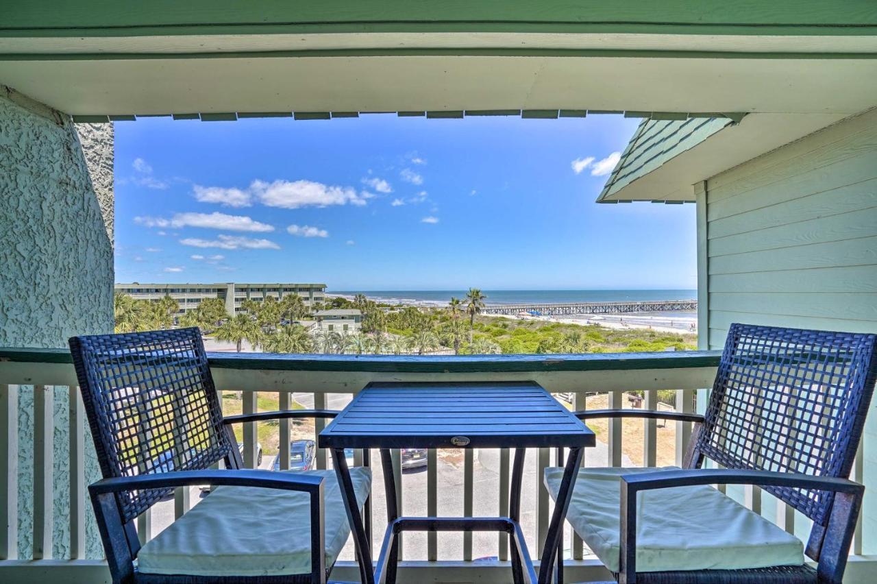 Isle Of Palms Beachfront Condo With Balcony And Pool! Dış mekan fotoğraf